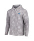 Фото #3 товара Men's Gray North Carolina Tar Heels Palm Frenzy Hoodie Long Sleeve T-shirt