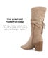 Women's Hartly Wide Calf Western Fringe Boots
