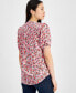 Фото #2 товара Women's Smocked Ditsy Floral Blouse
