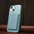 Skórzane etui iPhone 14 Plus magnetyczne z MagSafe Litchi Premium Leather Case zielony