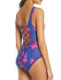 Фото #2 товара Tommy Bahama 251366 Women's Oasis Blossoms One-Piece Swimsuit Size 6