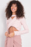 Фото #8 товара Женская укороченная блузка с длинным рукавом и перекрученным бюстье Factory Price