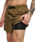 Фото #1 товара Men's Stretch Cargo Pocket Hybrid 5" Volley Shorts