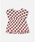 ფოტო #3 პროდუქტის Girl Organic Cotton Long Top With Frill White Printed Pop Strawberry - Toddler|Child