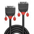 Lindy 0.5m DVI-D Dual Link cable - Black Line - 0.5 m - DVI-D - DVI-D - Male - Male - Black