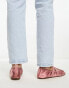 ASOS DESIGN Los Angeles ruched ballet in rose satin