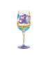 Фото #1 товара Lolita Happy 50th Birthday Wine Glass, 15 oz
