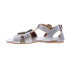 Фото #9 товара Bed Stu Mabely F373038 Womens Gray Leather Hook & Loop Strap Sandals Shoes