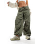 JJXX Sally parachute pants in khaki