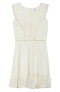 BB Dakota 153615 Women's Rease Ruffle Lace Dress Sleeveless Antique Ivory Sz. 4