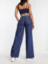 Фото #3 товара Tommy Jeans high rise wide leg jeans in mid wash