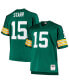 ფოტო #4 პროდუქტის Men's Bart Starr Green Green Bay Packers Big and Tall 1968 Retired Player Replica Jersey