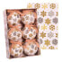 Фото #1 товара Елочные шарики многоцветные бумажные Polyfoam 7,5 x 7,5 x 7,5 см (6 штук) Shico