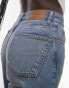 Фото #5 товара Topshop Tall mid rise Column jeans in mid blue