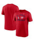 Фото #2 товара Men's Red St. Louis Cardinals 2023 MLB World Tour: London Series Legend Performance T-shirt