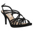 Nina Bess Peep Toe Evening Womens Black Dress Sandals BESS-BLK