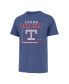 Фото #3 товара Men's Royal Texas Rangers Borderline Franklin T-shirt