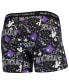 ფოტო #4 პროდუქტის Men's Black and Purple Colorado Rockies Super Fit 2-Pack Boxer Briefs Set