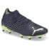 Фото #2 товара Puma Future 3.4 Firm GroundAg Soccer Cleats Womens Blue Sneakers Athletic Shoes