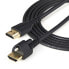 Фото #3 товара StarTech.com 6ft (2m) HDMI Cable with Locking Screw - 4K 60Hz HDR - High Speed HDMI 2.0 Monitor Cable with Locking Screw Connector for Secure Connection - HDMI Cable with Ethernet - M/M - 2 m - HDMI Type A (Standard) - HDMI Type A (Standard) - 18 Gbit/s - Audio Return