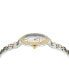 ფოტო #2 პროდუქტის Women's Swiss Two-Tone Stainless Steel Bracelet Watch 38mm