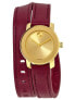 Фото #1 товара Movado Women's Bold Skinny Analog 25mm Watch 3600344 Leather Gold