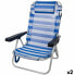 Фото #1 товара Пляжный стул Aktive Складной Подушка Белый Синий 48 x 84 x 46 cm (2 штук)