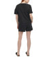 ფოტო #4 პროდუქტის Women's French Terry Drawstring Shorts