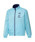 Фото #5 товара Куртка на поля "Чикаго Файр" Adidas для мужчин Navy and Light Blue 2023 - полноразмерная с застежкой Full-Zip