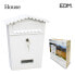 почтовый ящик EDM House Сталь Белый (21 x 6 x 30 cm)