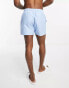 ASOS DESIGN swim shorts in short length in light blue