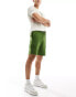 Фото #2 товара ASOS DESIGN slim cargo shorts in green