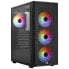 Фото #1 товара Aerocool Designer-G-BK-v2 ARGB Midi-Tower, Tempered Glass - schwarz