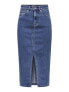 Фото #6 товара Юбка джинсовая средней длины Only ONLSIRI 15324365 синего оттенка