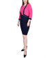 ფოტო #18 პროდუქტის Missy 3/4 Sleeve Textured Knit 2 Piece Dress Set