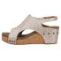 Фото #3 товара Corkys Carley Leopard Wedge Womens Size 10 B Casual Sandals 30-5316-TANMELP