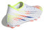 Фото #5 товара Футбольные бутсы Adidas Predator Edge.3 MG - Бело-желто-синие, антискользящие и износостойкие