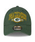 Фото #4 товара Men's Green Green Bay Packers Outline 9FORTY Snapback Hat