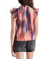 ფოტო #2 პროდუქტის Women's Kailani Flutter-Sleeve Top