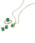 ფოტო #6 პროდუქტის Brasilica by EFFY® Emerald (1-9/10 ct. t.w.) and Diamond (1/4 ct. t.w.) Stud Earrings in 14k Gold, Created for Macy's
