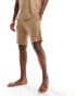 Boss Bodywear rib short in beige