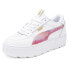 Фото #4 товара Puma Karmen Rebelle Vivid Dream Lace Up Womens White Sneakers Casual Shoes 3930