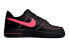 【定制球鞋】 Nike Air Force 1 Low 玫红缝线 百搭 手绘改色 防滑耐磨 低帮 板鞋 女款 黑粉 / Кроссовки Nike Air Force DD8959-001