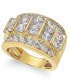 ფოტო #2 პროდუქტის Men's Diamond Elevated Cluster Ring (3 ct. t.w.) in 10k Gold