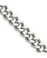 Stainless Steel 11.5mm Curb Chain Necklace