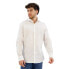 HACKETT Sr Eng Stripe long sleeve shirt White / Ornge, L - фото #2