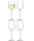 Фото #1 товара Бокалы для шампанского LSA International borough 10 унций прозрачные хрустальные x 4