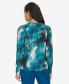 Фото #2 товара Women's Printed Keyhole Blouse