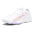 Puma Accelerate Turbo Lace Up Womens White Sneakers Athletic Shoes 10747401