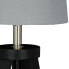 Tischlampe Dreibein Schwarz/Grau